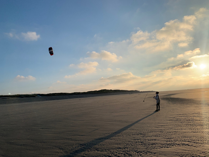 Drachensteigen lassen auf Langeoog 2