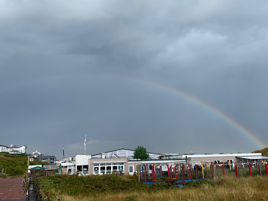 Nach dem Regenschauer auf Langeoog