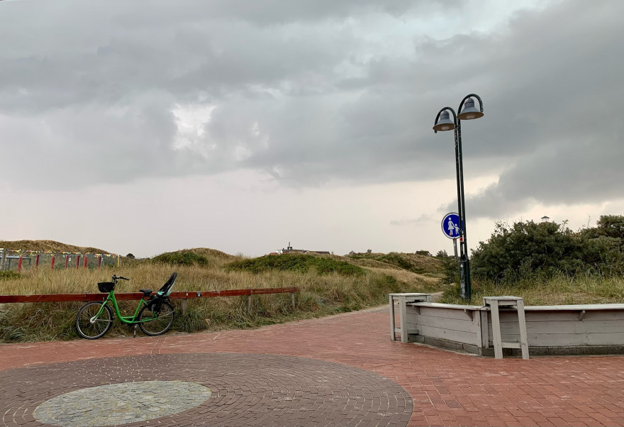 Regen zieht rein auf Langeoog