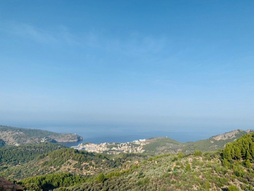 Wandern auf Mallorca Ausblick auf Port de Soller