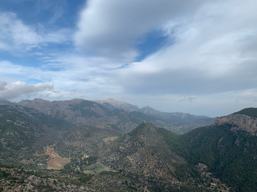 Wanden auf Mallorca Castell Alaro Aussicht vom Castell Alaro4