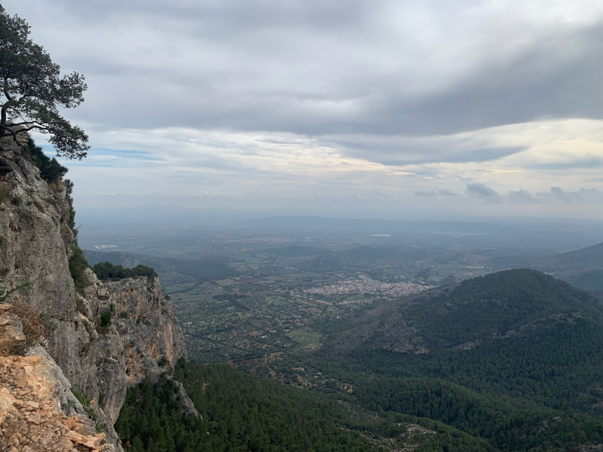 Wanden auf Mallorca Castell Alaro Aussicht vom Castell Alaro7