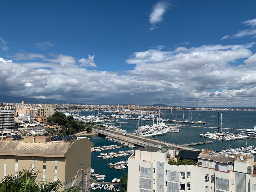 Hotelausblick auf Palma