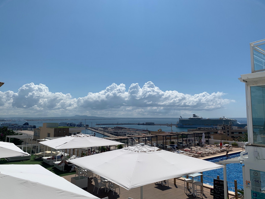 Hotel Amic Horizonte Palma de Mallorca Aussicht auf den Hafen 1