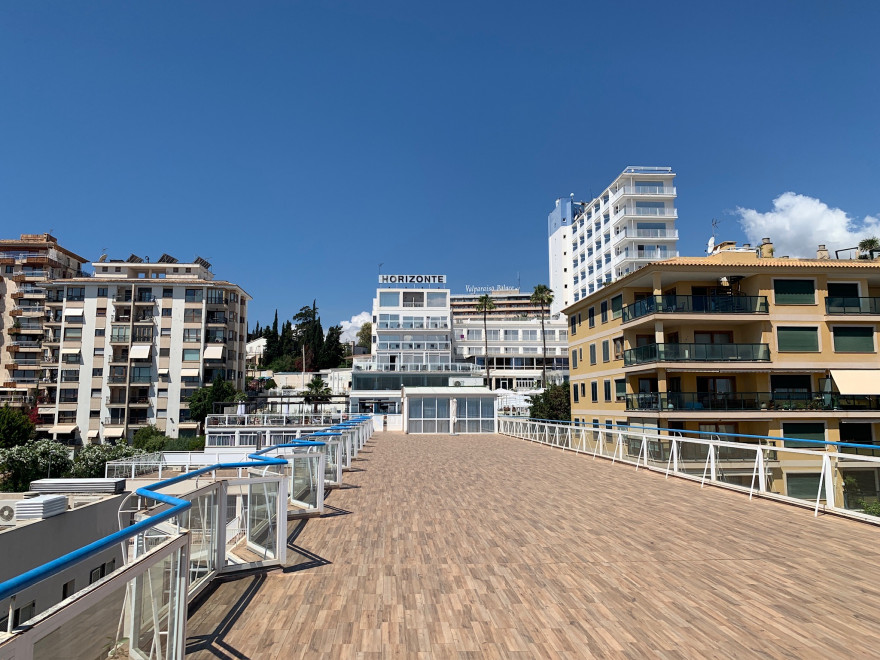 Hotel Amic Horizonte Palma de Mallorca Aussicht auf den Hafen 2