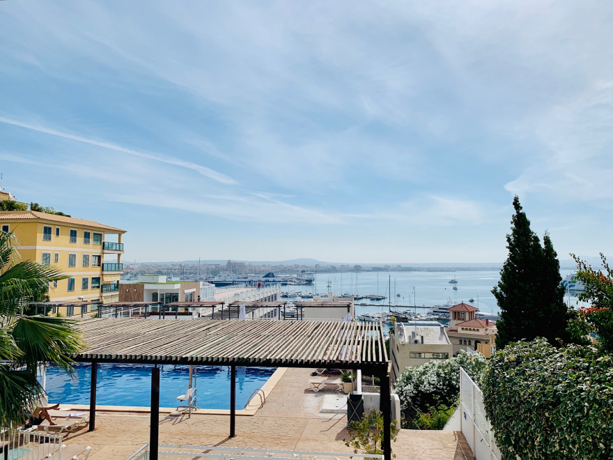 Hotel Amic Horizonte Palma de Mallorca Aussicht auf den Hafen 4