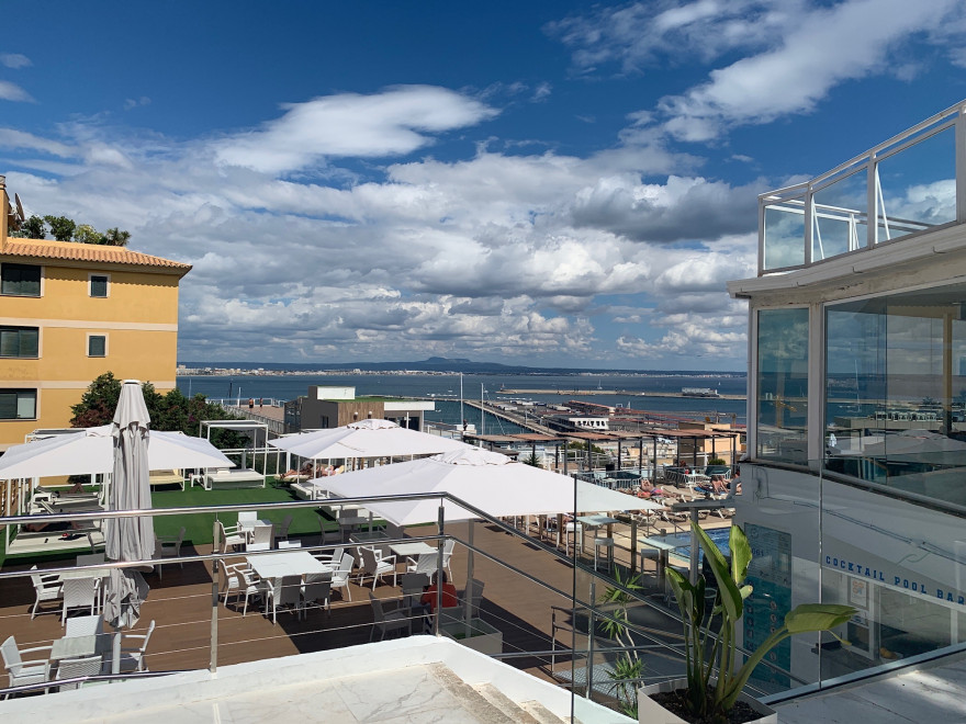 Hotel Amic Horizonte Palma de Mallorca Aussicht auf den Hafen 8