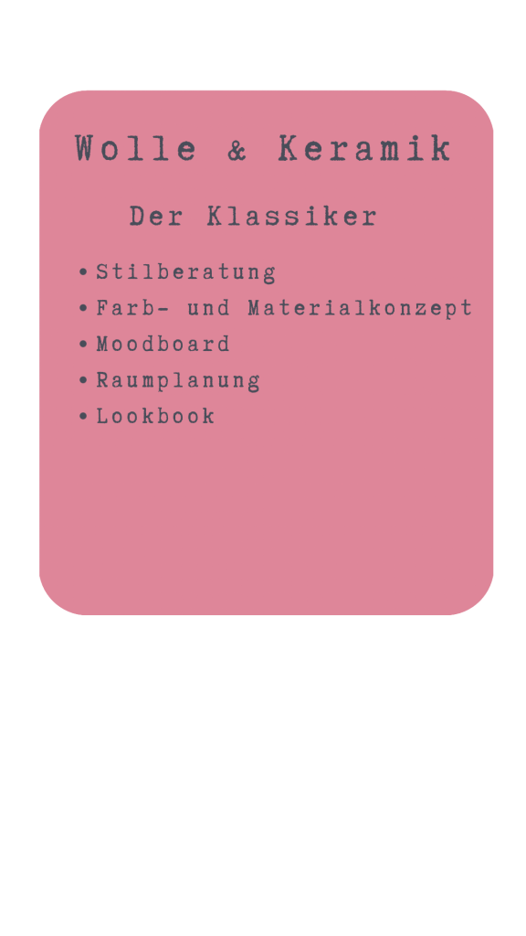 Interior Beratung Paket 2 Klassiker