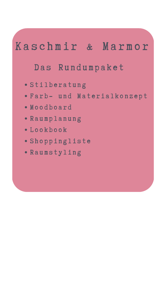 Interior Beratung Paket 3 Rundumpaket