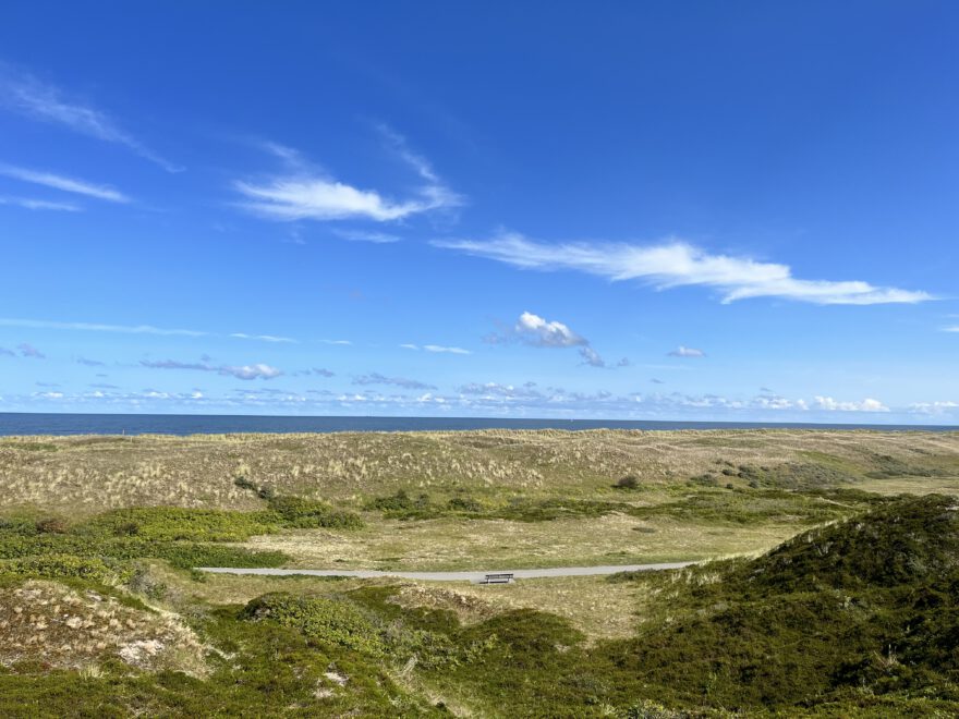 Langeoog Naturlehrpfad Flinthoern Impressionen vom Radweg 1