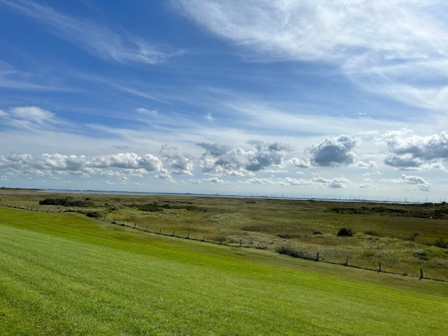 Langeoog Naturlehrpfad Flinthoern Impressionen vom Radweg 12