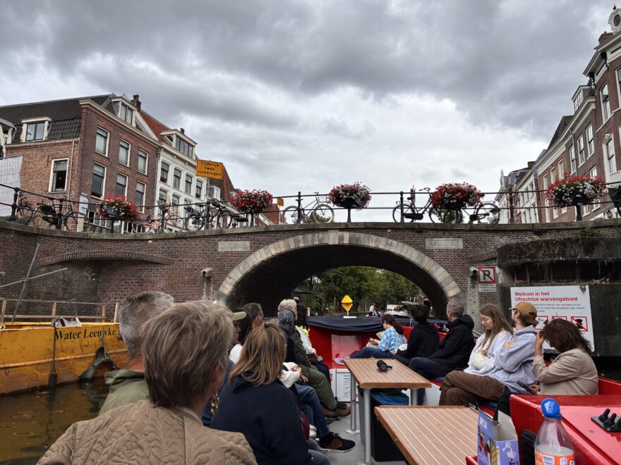 Städtetrip Utrecht Bootstour auf den Grachten 17