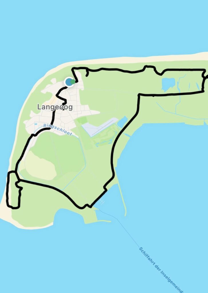 Langeoog Radtour Naturlehrpfad Flinthoern